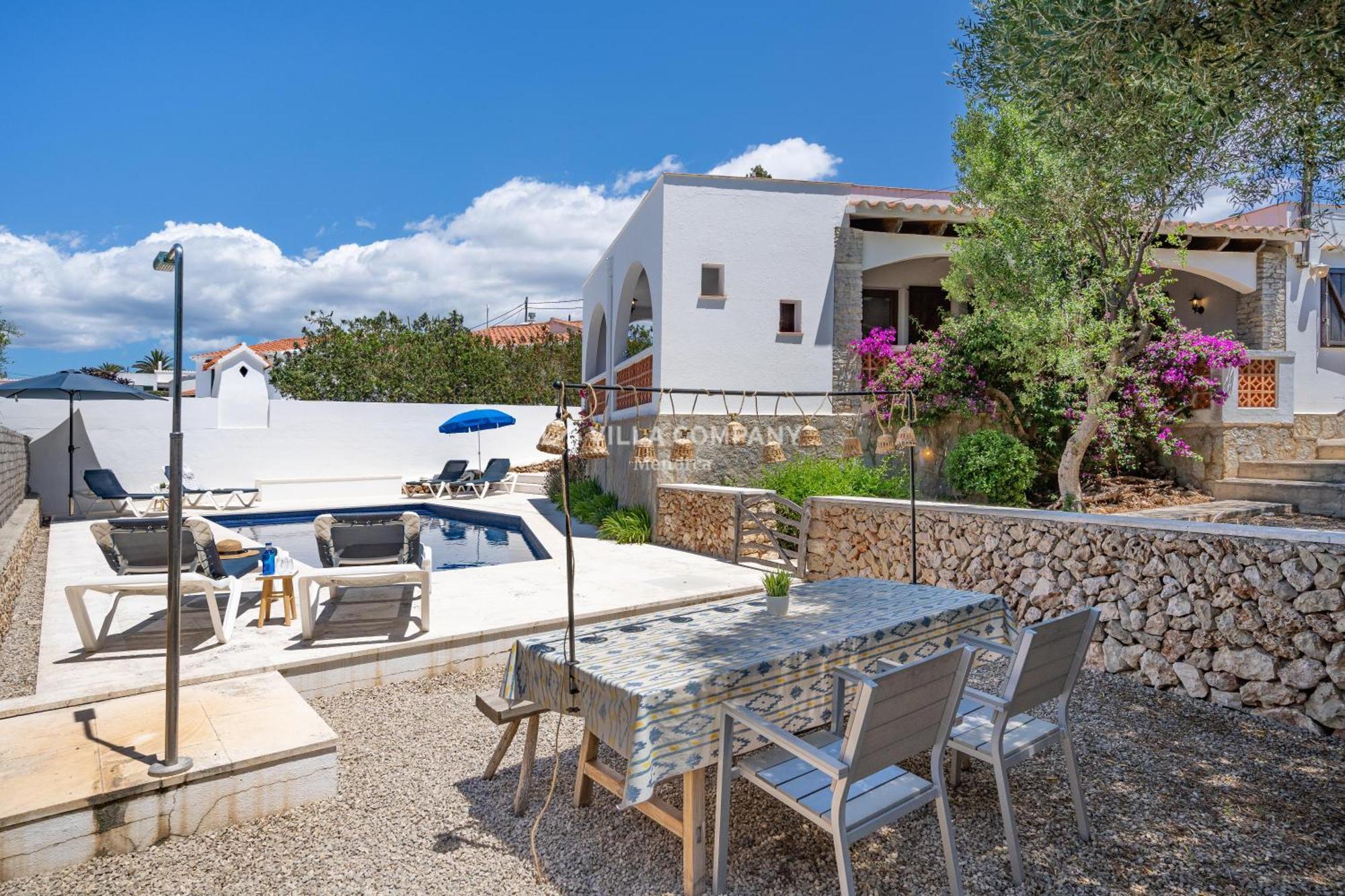 Villa Caterina Cala En Porter  エクステリア 写真